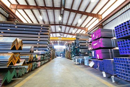 stock of structural steel products