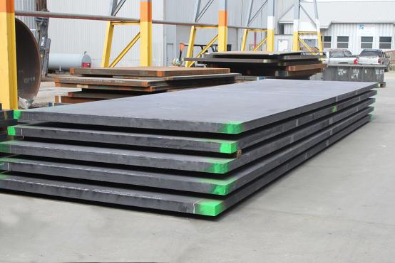 stack of steel plate